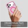 PC + TPU Hybrid MagSafe-Compatible Case with Frosted Translucent Back for iPhone 17 Pro Max - Red