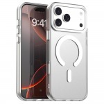 PC + TPU Hybrid MagSafe-Compatible Case with C-Shaped Magnetic Design for iPhone 17 Pro Max - White