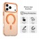 PC + TPU Hybrid MagSafe-Compatible Case with C-Shaped Magnetic Design for iPhone 17 Pro Max - Orange
