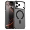 PC + TPU Hybrid MagSafe-Compatible Case with C-Shaped Magnetic Design for iPhone 17 Pro Max - Black