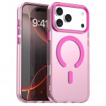 PC + TPU Hybrid MagSafe-Compatible Case with C-Shaped Magnetic Design for iPhone 17 Pro Max - Red