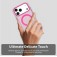 PC + TPU Hybrid MagSafe-Compatible Case with C-Shaped Magnetic Design for iPhone 17 Pro Max - Red