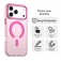 PC + TPU Hybrid MagSafe-Compatible Case with C-Shaped Magnetic Design for iPhone 17 Pro Max - Red