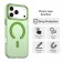 PC + TPU Hybrid MagSafe-Compatible Case with C-Shaped Magnetic Design for iPhone 17 Pro Max - Green