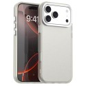 PC + TPU Hybrid Shockproof Case with Frosted Translucent Back for iPhone 17 Pro Max - White