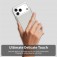 PC + TPU Hybrid Shockproof Case with Frosted Translucent Back for iPhone 17 Pro Max - White