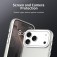 PC + TPU Hybrid Shockproof Case with Frosted Translucent Back for iPhone 17 Pro Max - White