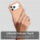 PC + TPU Hybrid Shockproof Case with Frosted Translucent Back for iPhone 17 Pro Max - Orange