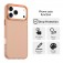PC + TPU Hybrid Shockproof Case with Frosted Translucent Back for iPhone 17 Pro Max - Orange