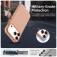 PC + TPU Hybrid Shockproof Case with Frosted Translucent Back for iPhone 17 Pro Max - Orange