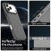 PC + TPU Hybrid Shockproof Case with Frosted Translucent Back for iPhone 17 Pro Max - Black
