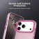 PC + TPU Hybrid Shockproof Case with Frosted Translucent Back for iPhone 17 Pro Max - Red