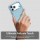 PC + TPU Hybrid Shockproof Case with Frosted Translucent Back for iPhone 17 Pro Max - Blue