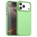 PC + TPU Hybrid Shockproof Case with Frosted Translucent Back for iPhone 17 Pro Max - Green