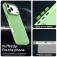 PC + TPU Hybrid Shockproof Case with Frosted Translucent Back for iPhone 17 Pro Max - Green