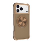 CD-Texture PC + TPU MagSafe-Compatible Case with 360° Ring Stand for iPhone 17 Pro Max - Desert Gold