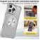 CD-Texture PC + TPU MagSafe-Compatible Case with 360° Ring Stand for iPhone 17 Pro Max - Black