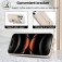 PU Leather Back-Cover Flip Wallet Stand Case with PC/TPU Base, Wrist Strap & Crossbody Lanyard for iPhone 17 Pro Max - White