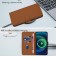 Soft-Touch PU Leather + TPU Wallet Stand Case with Lanyard for iPhone 17 Pro Max - Brown
