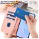 Soft-Touch PU Leather + TPU Wallet Stand Case with Lanyard for iPhone 17 Pro Max - Pink
