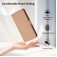 Soft-Touch PU Leather + TPU Wallet Stand Case with Lanyard for iPhone 17 Pro Max - Nude