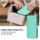 Soft-Touch PU Leather + TPU Wallet Stand Case with Lanyard for iPhone 17 Pro Max - Green