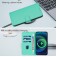 Soft-Touch PU Leather + TPU Wallet Stand Case with Lanyard for iPhone 17 Pro Max - Green