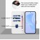Soft-Touch PU Leather + TPU Wallet Stand Case with Lanyard for iPhone 17 Pro Max - White