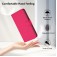Soft-Touch PU Leather + TPU Wallet Stand Case with Lanyard for iPhone 17 Pro Max - Rose Red