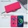 Soft-Touch PU Leather + TPU Wallet Stand Case with Lanyard for iPhone 17 Pro Max - Rose Red
