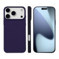 Soft-Touch Liquid Silicone MagSafe-Compatible Case for iPhone 17 Pro Max - Dark Purple