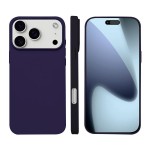 Soft-Touch Liquid Silicone MagSafe-Compatible Case for iPhone 17 Pro Max - Dark Purple