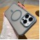 Soft-Touch Frosted Acrylic + TPU MagSafe-Compatible Case for iPhone 17 Pro Max - Titanium Gray