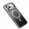 Frosted PC + TPU MagSafe-Compatible Ring Stand Case for iPhone 17 Pro Max - Grey