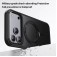 Frosted PC + TPU MagSafe-Compatible Ring Stand Case for iPhone 17 Pro Max - Grey