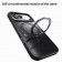 Frosted PC + TPU MagSafe-Compatible Ring Stand Case for iPhone 17 Pro Max - Grey