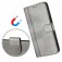 Retro PU Leather + TPU Wallet Stand Case with Buckle & Wrist Strap for iPhone 17 Pro Max - Grey