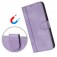 Retro PU Leather + TPU Wallet Stand Case with Buckle & Wrist Strap for iPhone 17 Pro Max - Purple
