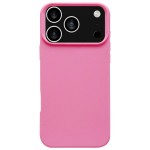 Solid-Color Silicone Case for iPhone 17 Pro Max - Rose Pink