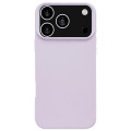 Solid-Color Silicone Case for iPhone 17 Pro Max - Bean Purple