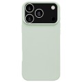 Solid-Color Silicone Case for iPhone 17 Pro Max - Milk Green