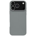Solid-Color Silicone Case for iPhone 17 Pro Max - Starry Grey
