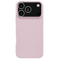 Solid-Color Silicone Case for iPhone 17 Pro Max - Sakura Powder