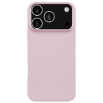 Solid-Color Silicone Case for iPhone 17 Pro Max - Sakura Powder