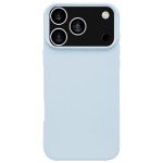 Solid-Color Silicone Case for iPhone 17 Pro Max - Cream Blue