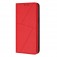 Frosted PU Leather + TPU Wallet Case with Stand & Magnetic Closure for iPhone 17 Pro Max - Red