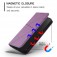Frosted PU Leather + TPU Wallet Case with Stand & Magnetic Closure for iPhone 17 Pro Max - Light Purple