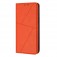 Frosted PU Leather + TPU Wallet Case with Stand & Magnetic Closure for iPhone 17 Pro Max - Orange