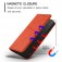 Frosted PU Leather + TPU Wallet Case with Stand & Magnetic Closure for iPhone 17 Pro Max - Orange