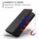 Frosted PU Leather + TPU Wallet Case with Stand & Magnetic Closure for iPhone 17 Pro Max - Black
